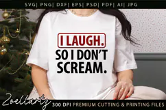 Sarcastic Mental Health SVG Funny Anxiety T-shirt Mug Design Product Image 1