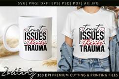 Sarcastic Mental Health SVG Funny Anxiety T-shirt Mug Design Product Image 2