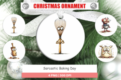 Sarcastic Baking Day Ornament Product Image 1