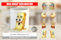 Sarcastic Baking Day Mug Wrap Product Image 1