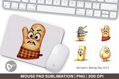 Sarcastic Baking Day Mouse Pad Product Image 1