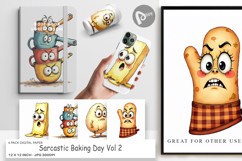 Sarcastic Baking Day Digital Paper Product Image 1