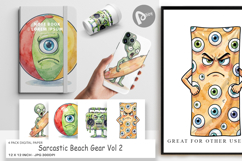 Sarcastic Beach Gear Digital Paper Product Image 1