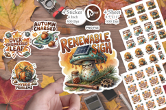Botanical Cyborg Sticker Product Image 1