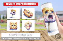 Sarcastic Camp Food Tumbler Product Image 1