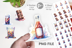 Sarcastic Camp Food Sticker Product Image 1