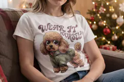 Sarcastic Canine Christmas Sublimation Product Image 3