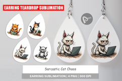 Earring Cat Chaos Product Image 1