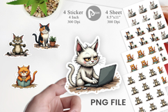 Cat Chaos Sticker Product Image 1