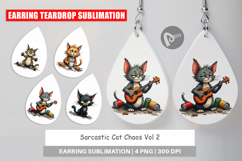 Earring Cat Chaos Product Image 1