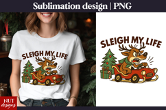 Deer Christmas quote t shirt, Sarcastic christmas t shirt Product Image 1