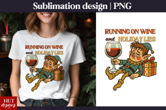 Drunk Elf Christmas quote tshirt Sarcastic christmas t shirt Product Image 1