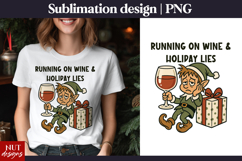 Drunk Elf Christmas quote tshirt Sarcastic christmas t shirt Product Image 1