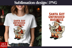 Funny Christmas quote Naughty Santa Claus t shirt design Product Image 1