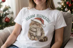 Christmas Cat Quotes Sublimation Product Image 3
