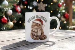 Christmas Cat Quotes Sublimation Product Image 5