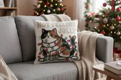 Christmas Cat Quotes Sublimation Product Image 8