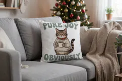 Christmas Cat Quotes Sublimation Product Image 8