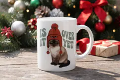 Christmas Cat Quotes Sublimation Product Image 12