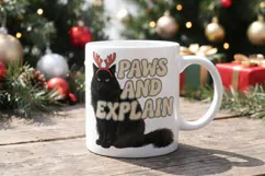 Christmas Cat Quotes Sublimation Product Image 15