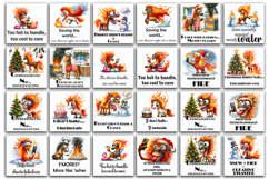 Sarcastic christmas animals year of the horse sublimation Product Image 2