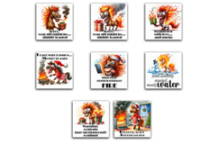 Sarcastic christmas animals year of the horse sublimation Product Image 4