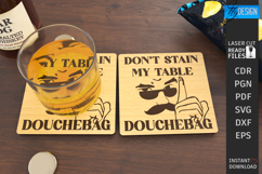 Sarcastic Coasters Laser Cut Bundle|Cup Coasters| Sassy SVG Product Image 11