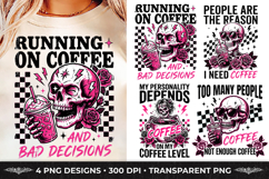 Antisocial Sarcastic Funny Coffee Lover Humor T-Shirt Design Product Image 2