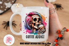 Sarcastic Coffee Lover Mug  Mug Wrap For 11 oz and 15 oz, 3d Mug, Halloween Png
