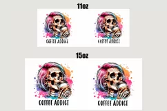 Sarcastic Coffee Lover Mug  Mug Wrap For 11 oz and 15 oz, 3d Mug, Halloween Png