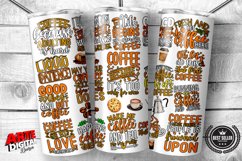 Sarcastic Coffee Tumbler Wrap |Sarcastic Quotes|Funny Coffee Product Image 1