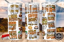 Sarcastic Coffee Tumbler Wrap |Sarcastic Quotes|Funny Coffee Product Image 2