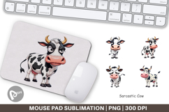 Mouse Pad Sarcastic Cow Product Image 1