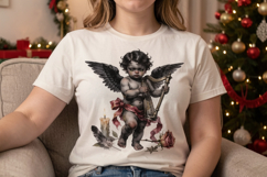 Dark Angel Ornament Sublimation Product Image 3