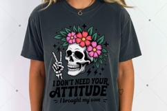 Sarcastic PNG, I Don't Need Your Attitude PNG, Funny Adult Product Image 3