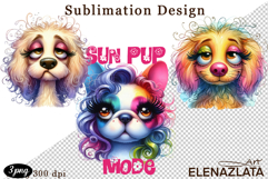 Cute Sarcastic duckling , dog sublimation clipart Product Image 1