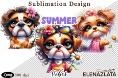 Cute Sarcastic duckling , dog sublimation clipart Product Image 1