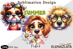 Cute Sarcastic duckling , dog sublimation clipart Product Image 1