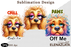 Cute Sarcastic duckling , dog sublimation clipart Product Image 1