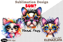 Cute Sarcastic duckling , dog sublimation clipart Product Image 1