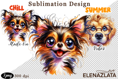 Cute Sarcastic duckling , dog sublimation clipart Product Image 1