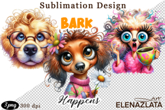Cute Sarcastic duckling , dog sublimation clipart Product Image 1
