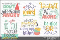 Sarcastic Greetings Designs for Sublimation and Stickers Product Image 1