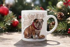 Festive Dog Quotes Sublimation Product Image 6