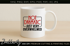 Sarcastic Mental Health SVG Funny Anxiety T-shirt Mug Design Product Image 8