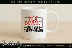 Sarcastic Mental Health SVG Funny Anxiety T-shirt Mug Design Product Image 8