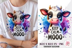 Sarcastic Sublimation Design, Funny Animal Sublimation Png, Funny Cow Png
