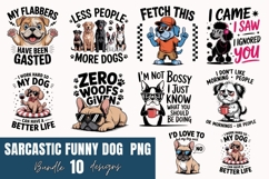 Sarcastic Funny Dog Sublimation Bundle, Sarcastic Bundle Product Image 1