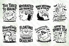 Sarcastic Ghost SVG PNG Sublimation Bundle Product Image 3
