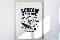 Sarcastic Ghost SVG PNG Clipart Product Image 5